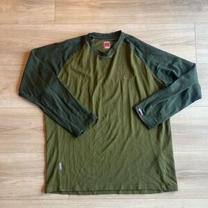 Icebreaker Bodyfit 260 long sleeve green shirt large